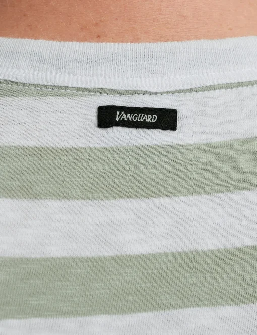 Vanguard t-shirts Tailored Fit VTSS2404534 Licht Grijs Best