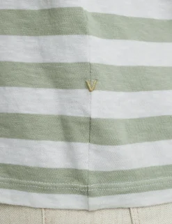 Vanguard t-shirts Tailored Fit VTSS2404534 Licht Grijs Best