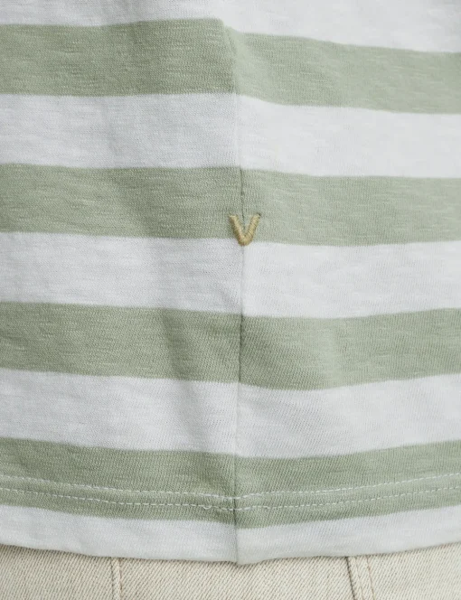 Vanguard t-shirts Tailored Fit VTSS2404534 Licht Grijs Best