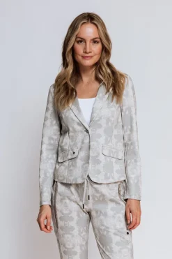 Zhrill blazer BETSY-N8486 Khaky beige New