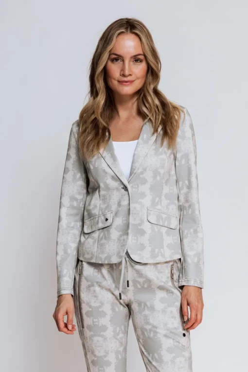 Zhrill blazer BETSY-N8486 Khaky beige New