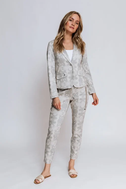 Zhrill blazer BETSY-N8486 Khaky beige New