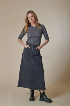 Zhrill t-shirts T424507-ZHANYON Zwart Discount