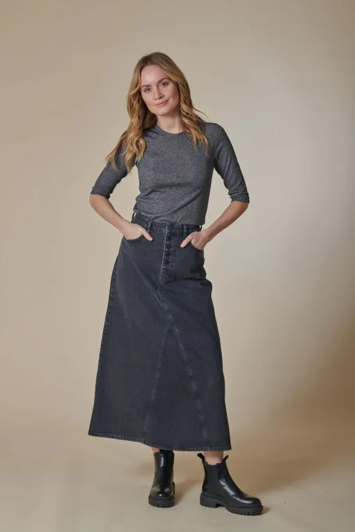 Zhrill t-shirts T424507-ZHANYON Zwart Discount