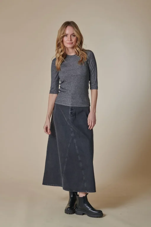 Zhrill t-shirts T424507-ZHANYON Zwart Discount