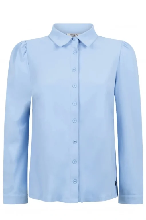 Zoso blouse 244-KIM Licht Blauw Fashion