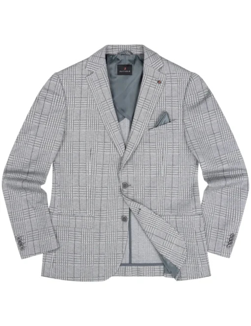 Zuitable colbert Slim Fit 242625-DiNick Wit/Zwart Hot