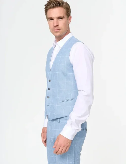 Zuitable gilet 231648 DiWesley Licht Blauw Hot